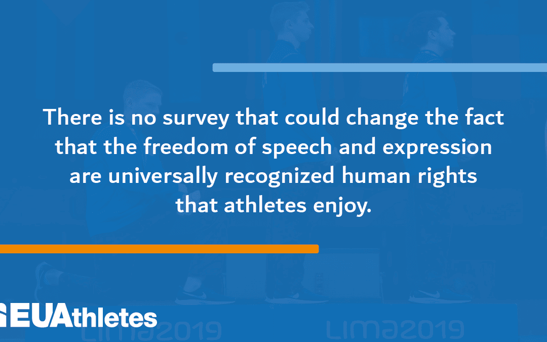 Statement on Rule 50 of the Olympic Charter